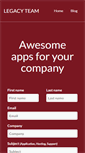Mobile Screenshot of legacyteam.info