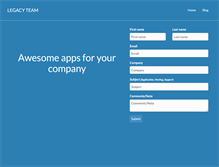 Tablet Screenshot of legacyteam.info